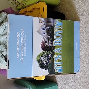 It's A Boy Baby Shower/Gender Reveal/Baby Announcement YARD Display